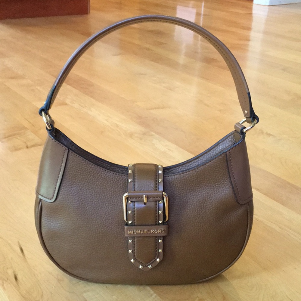 MICHAEL KORS | Pebbled Leather Lillian Shoulder Bag With Crossbody Strap